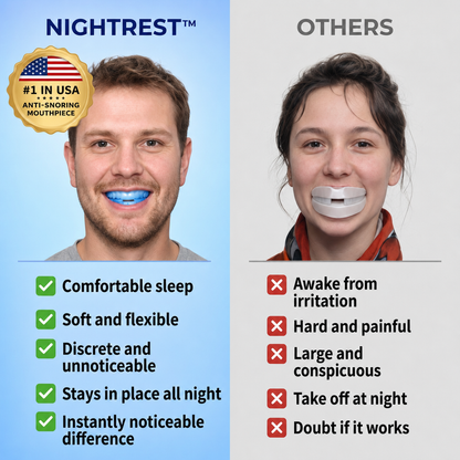 Nightrest™ Help Reduce Snoring. Sleep Better Together.